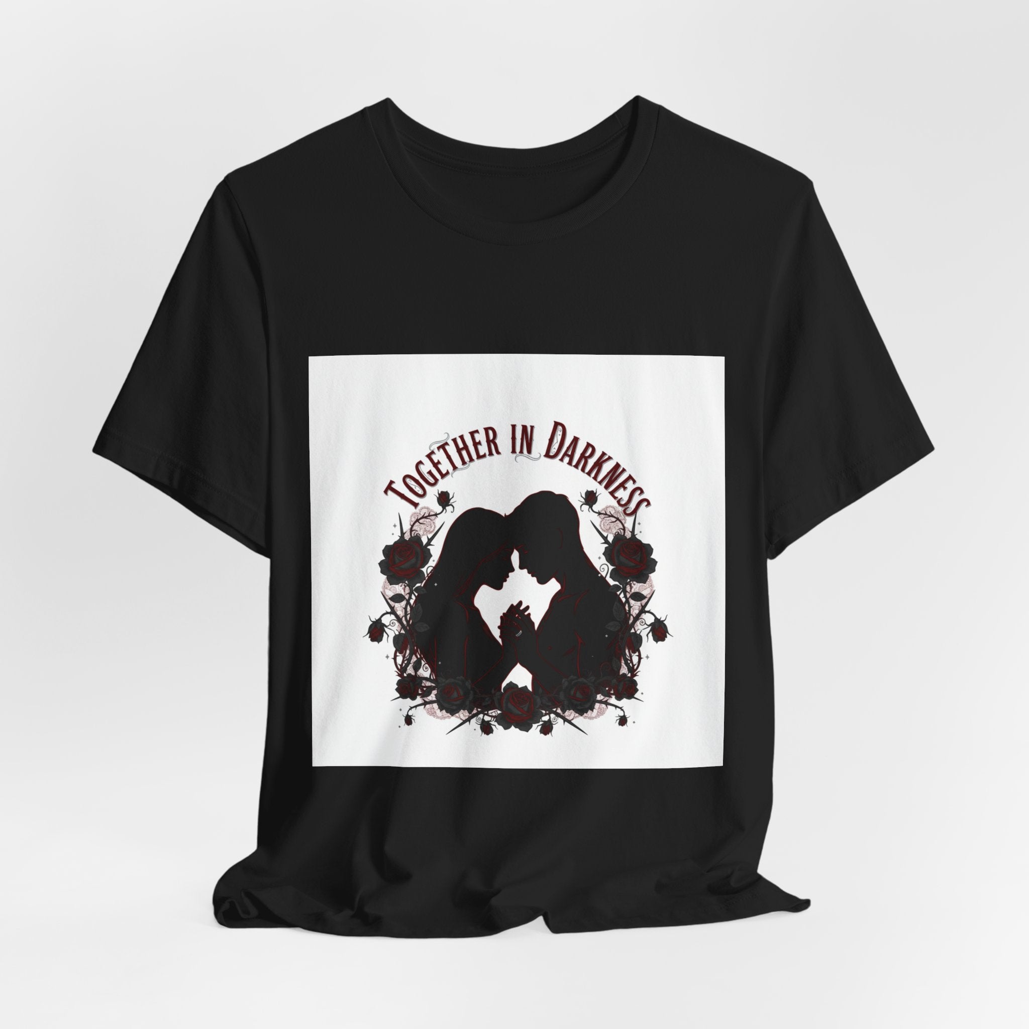 Together in Darkness Tee | goth valentine, emo love shirt