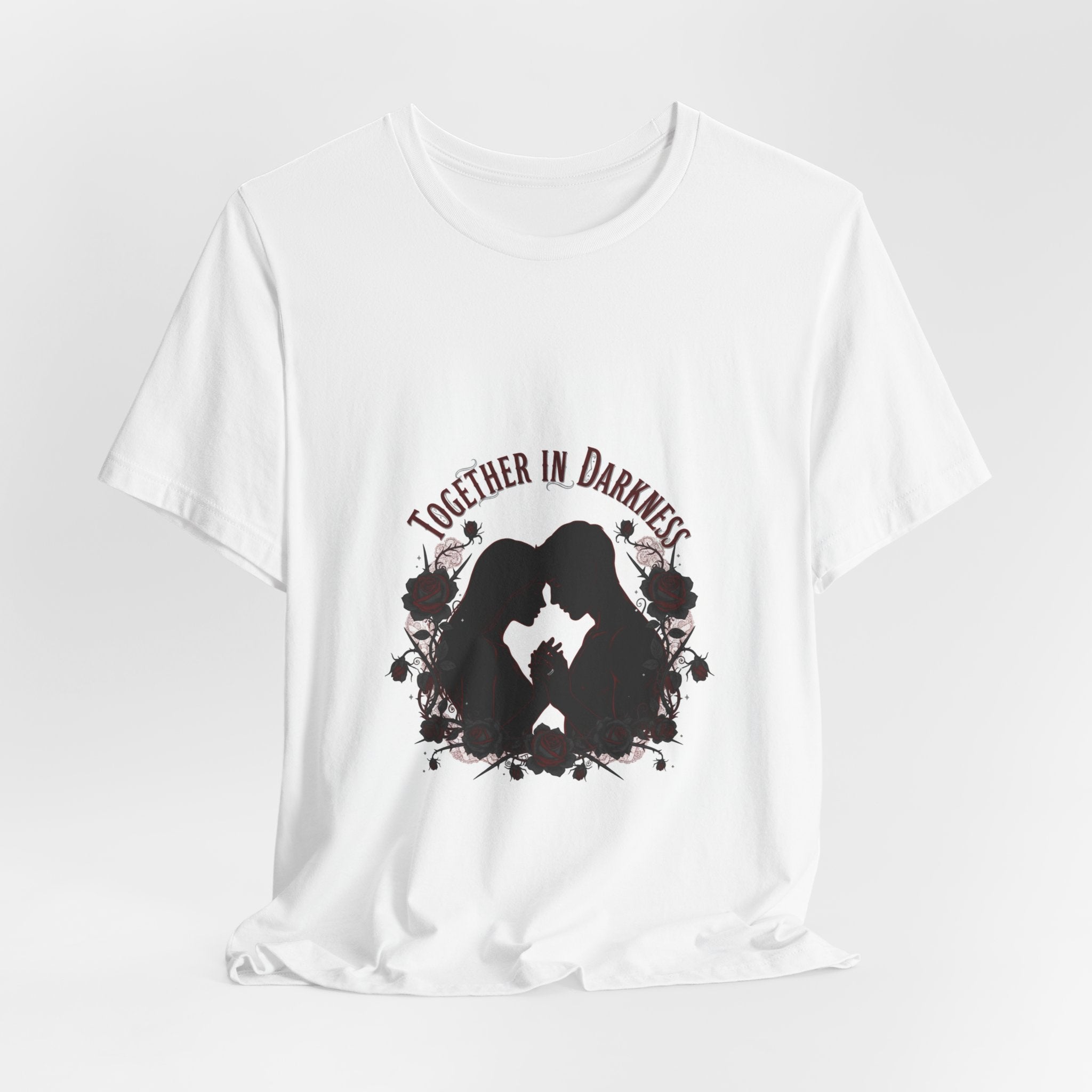 Together in Darkness Tee | goth valentine, emo love shirt