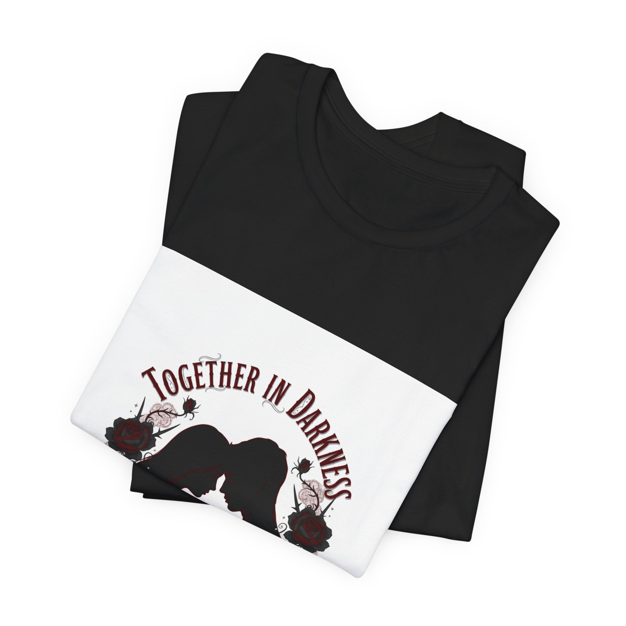 Together in Darkness Tee | goth valentine, emo love shirt