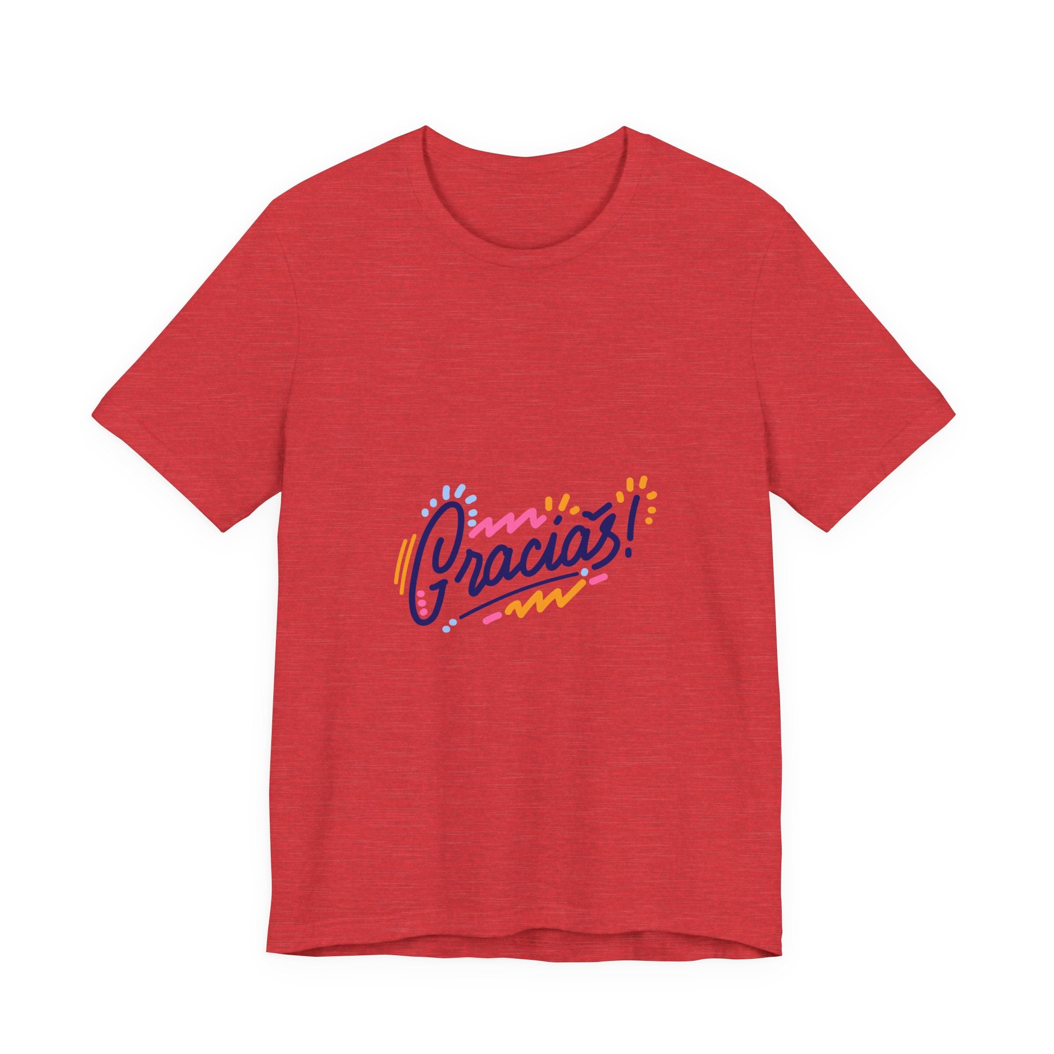 Gracias! Retro Script Tee — Colorful Thank You Graphic T-Shirt