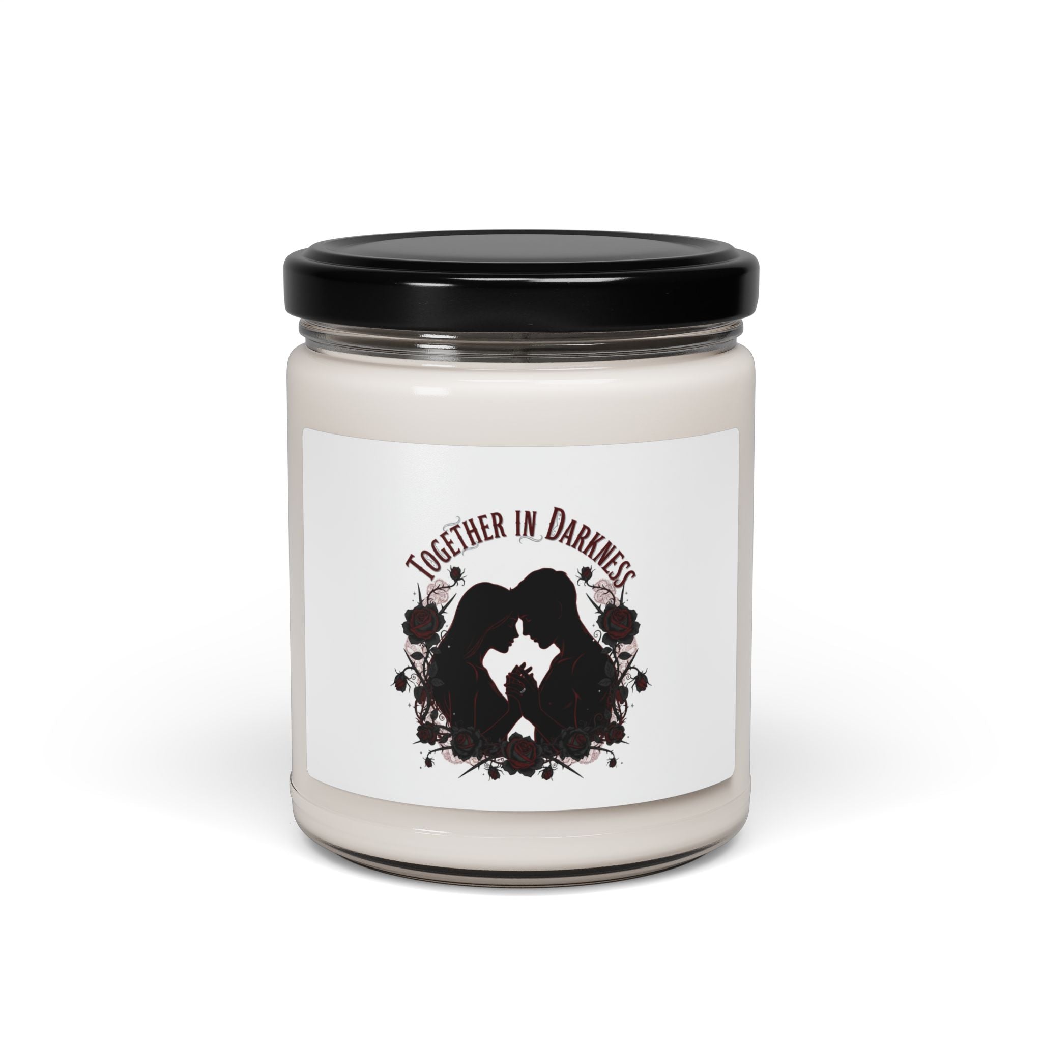 Together in Darkness Candle | goth valentine, dark romance soy candle