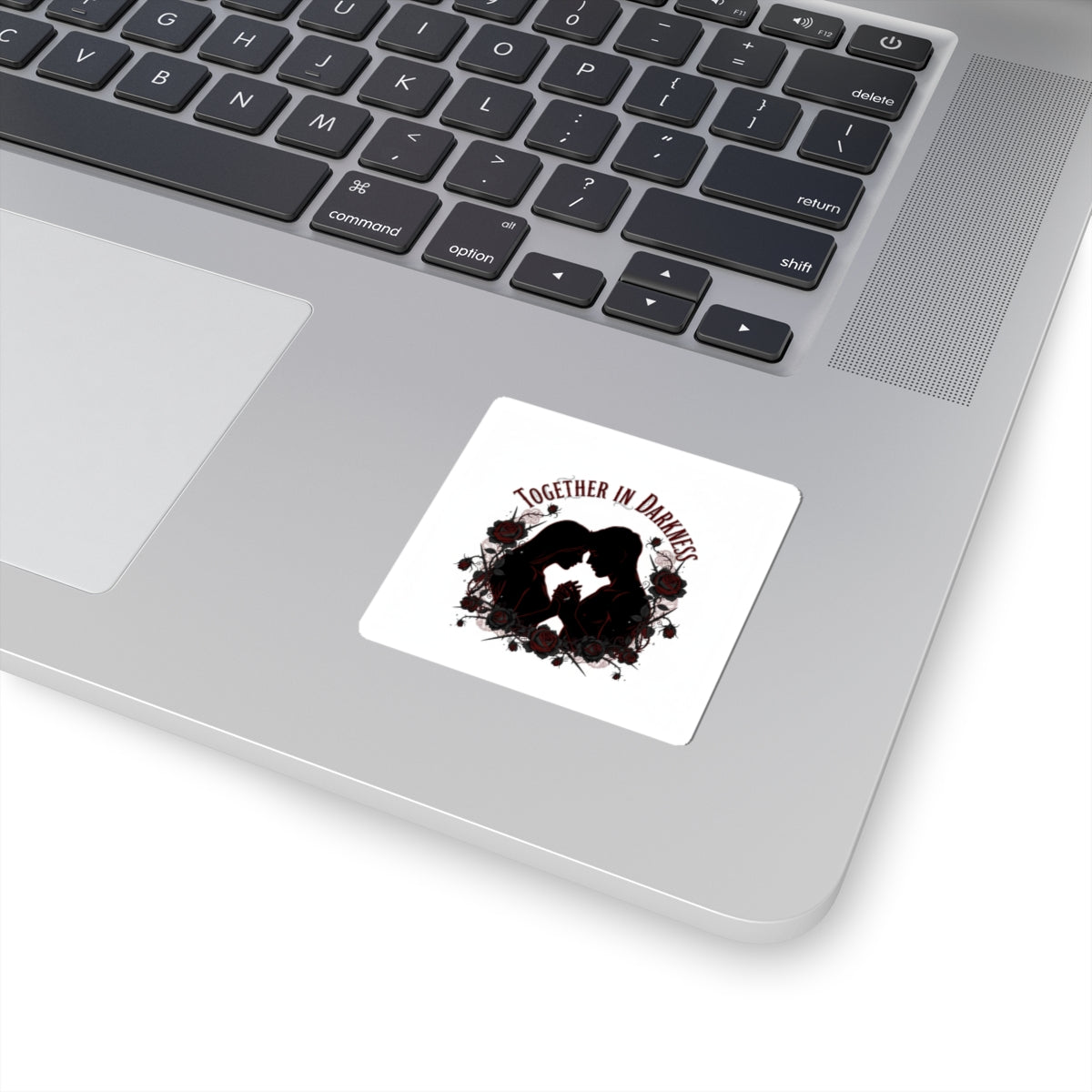 Together in Darkness Kiss-Cut Stickers | Goth Valentine, Dark Romance