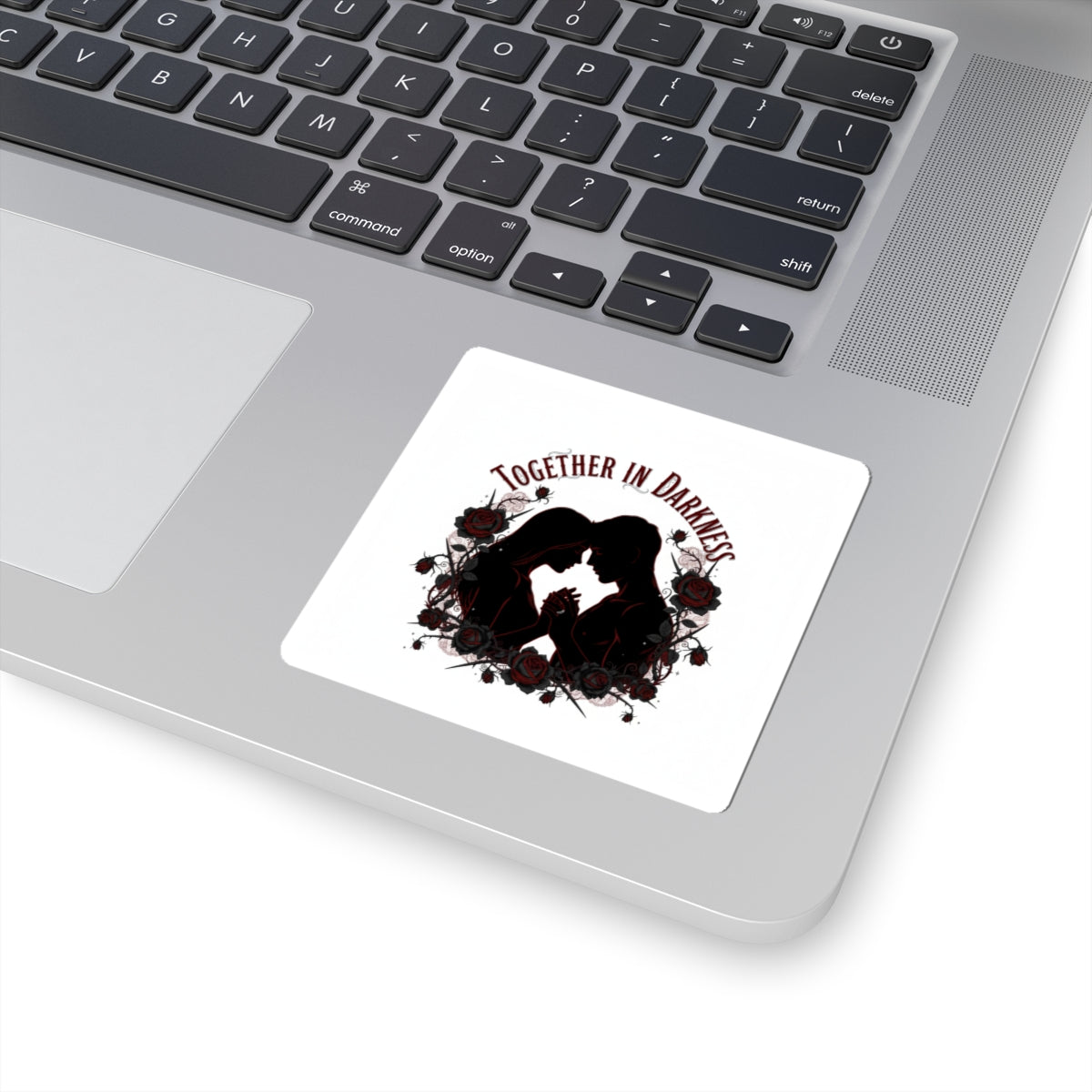 Together in Darkness Kiss-Cut Stickers | Goth Valentine, Dark Romance