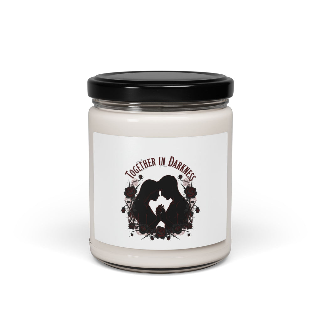 Together in Darkness Candle | goth valentine, dark romance soy candle