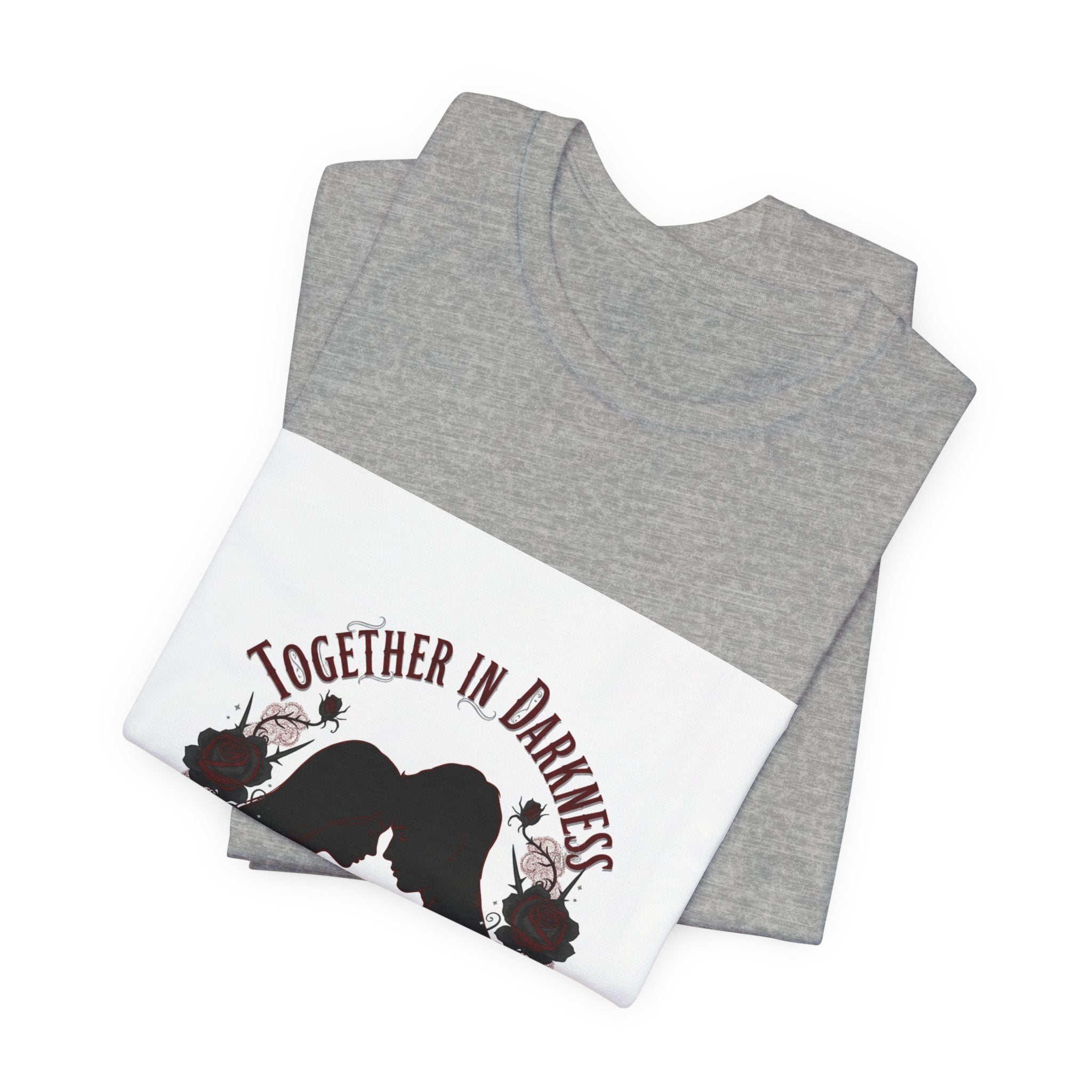 Together in Darkness Tee | goth valentine, emo love shirt